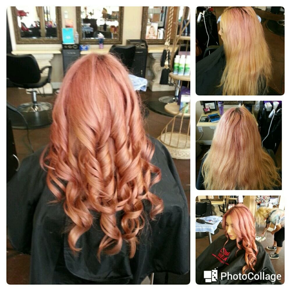 Color Correction Level 8 To Pink Yelp Photo Of Hair By Dina Quartz Hill Ca United States Color Correction