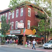 Ferry St. Barbecue - Newark, NJ, United States. A corner restaurant on a busy street.
