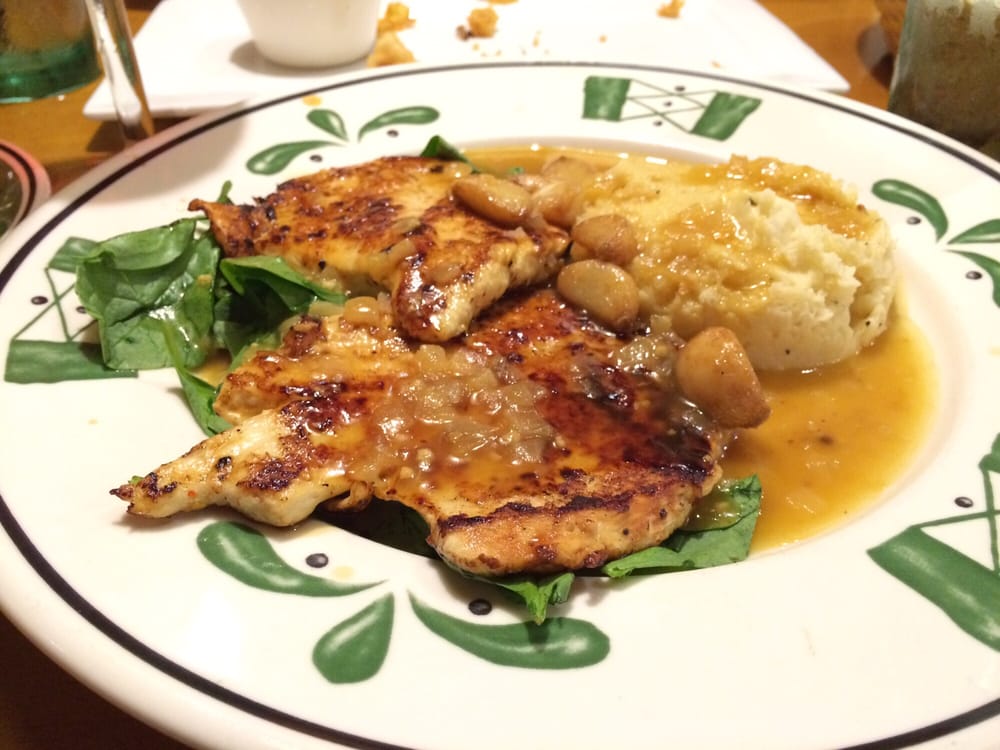 tasty thursday olive garden garlic rosemary chicken garlic in you couldn t tell rosemary chicken and mashed potatoes 600 calories it tasty thursday olive garden garlic rosemary chicken garlic in you couldn t tell rosemary chicken and mashed potatoes 600 calories it