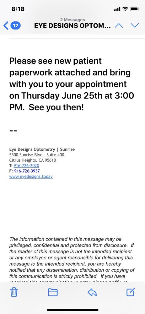Eye Designs Optometry - Citrus Heights
