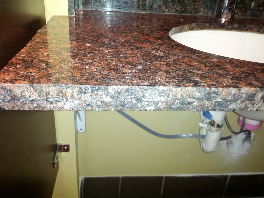 Tan Brown Granite Counter Top With A Chiseled Edge Also 244 Photos For Choice Granite Cabinets