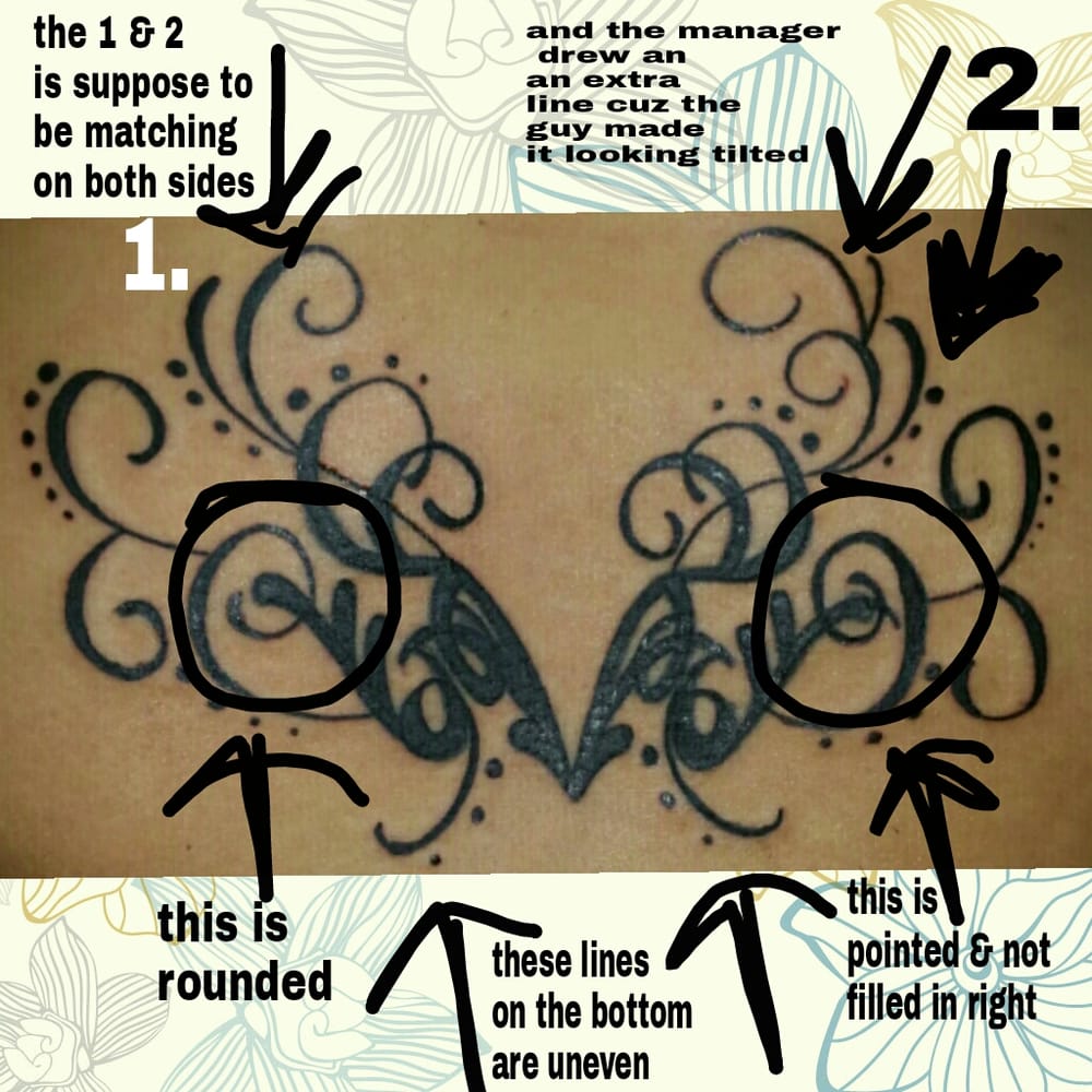 parts missing in my tattoo and how it s uneven yelp parts missing in my tattoo and how it s uneven yelp
