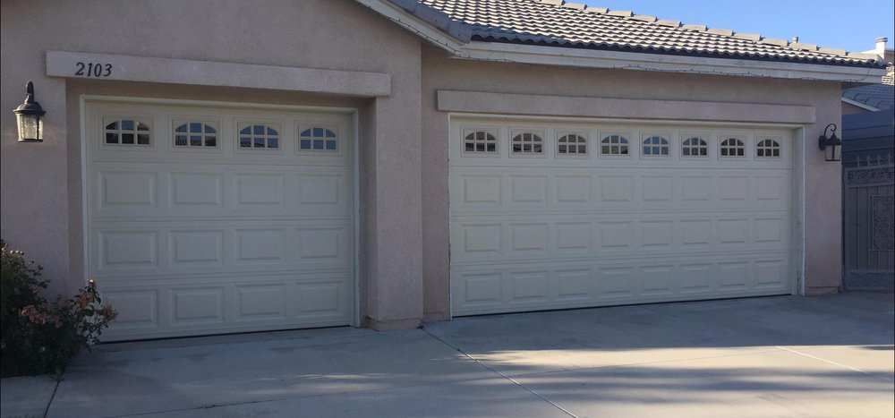 3 Car Garage Doors With Windows Polyback 2 Insulated