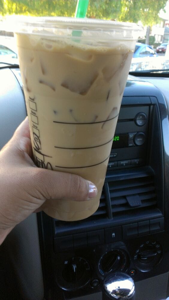 Venti iced white chocolate mocha with soy... Delicious - Yelp