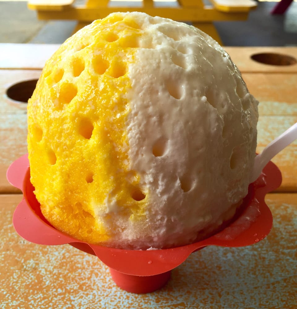 Na Ka Oi mango, coconut & passion fruit. This is their small size! Yelp