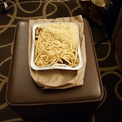 Ferry St. Barbecue - Newark, NJ, United States. There is half a chicken and half a rack of ribs under all that fluffy rice