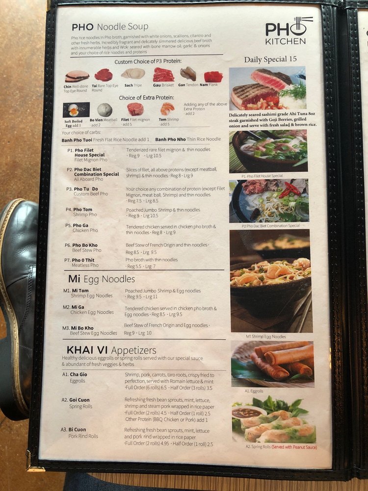 Online Menu Of Pho Kitchen Restaurant San Diego California