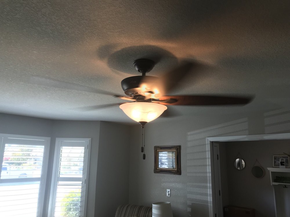 Ceiling Fan Installed With Dimmer Switch Yelp Photo Of Charles Young Elk Grove Ca United States Ceiling Fan Installed