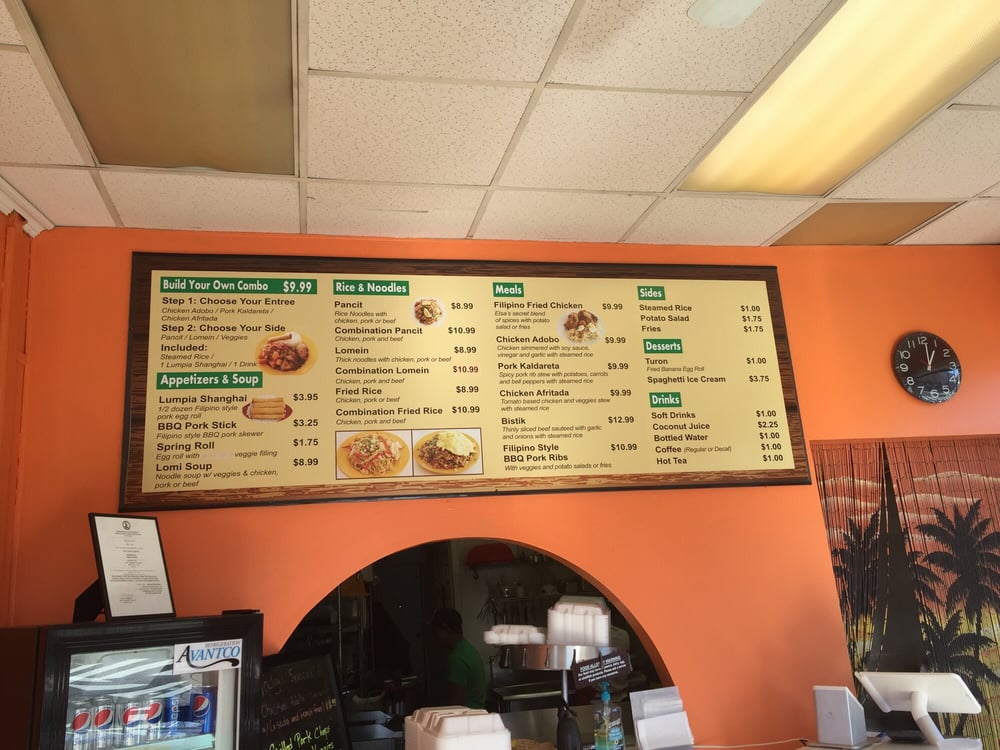 Online Menu Of Filipino Kitchen Restaurant Quantico Virginia