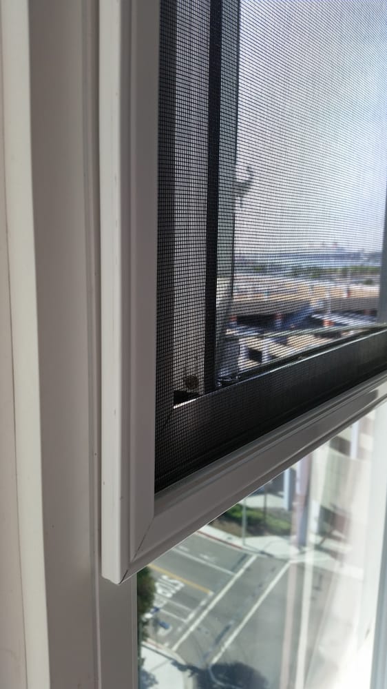 Removable Screens For Our Push Out Windows Velcroed In Place Looks Photo Of Rapid Screen Repair Long Beach Ca United States Removable Screens