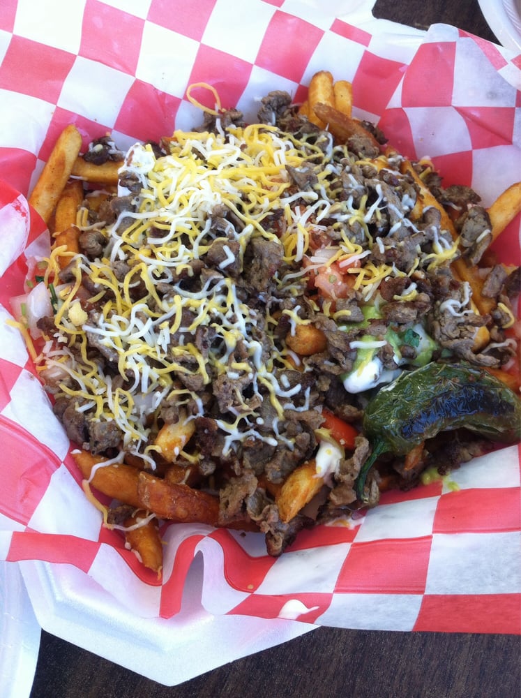Seasoned carne asada fries Yelp