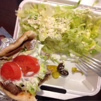 Little Athens Gyro 16 Photos 25 Reviews Greek 3450 Photo Of Little Athens Gyro Augusta Ga United States With Salad
