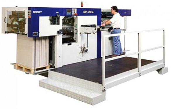bobst die cutting machine allows us to die cut complete press bobst die cutting