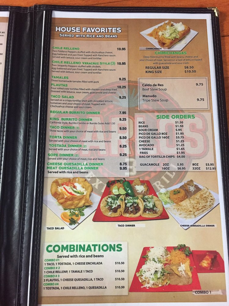 Online Menu Of Carlos Mexican Grill 3 Restaurant Crystal Lake