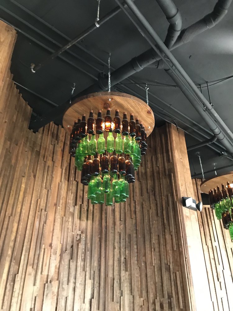 Beer bottle chandelier excellent and Consider, that Beer bottle chandelier with you