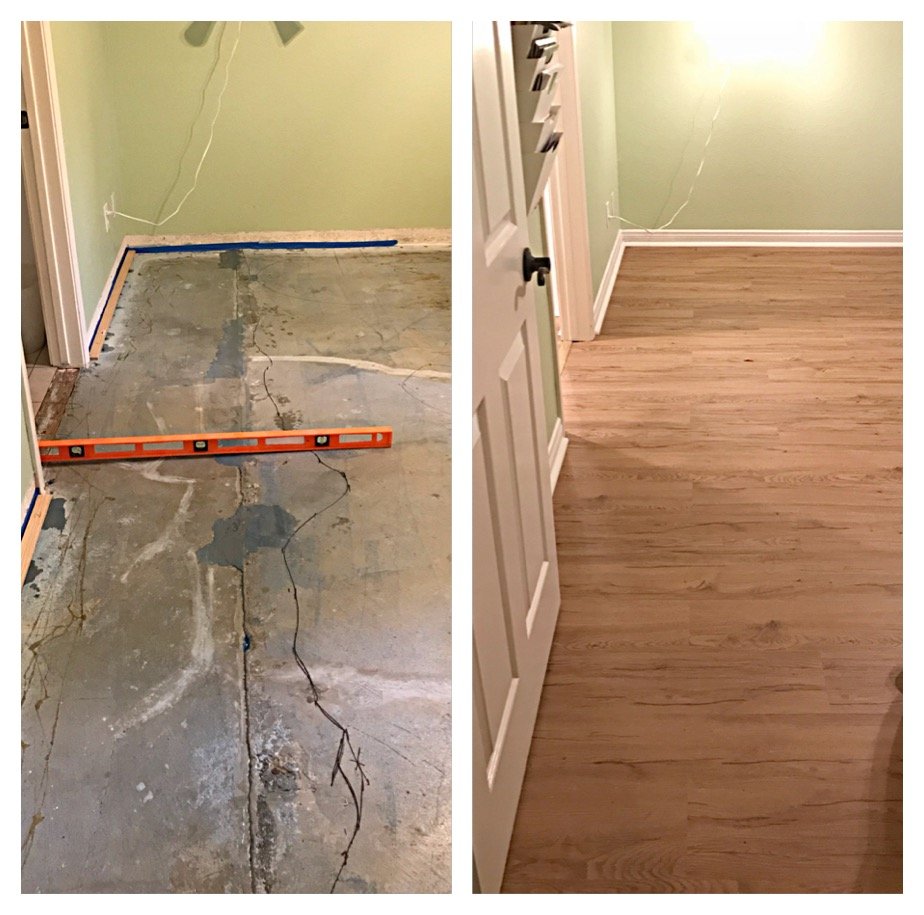 We Installed The Vinyl Plank Flooring Quarter Round Molding Photo Of Pulsar Construction Torrance Ca United States We Installed The Vinyl