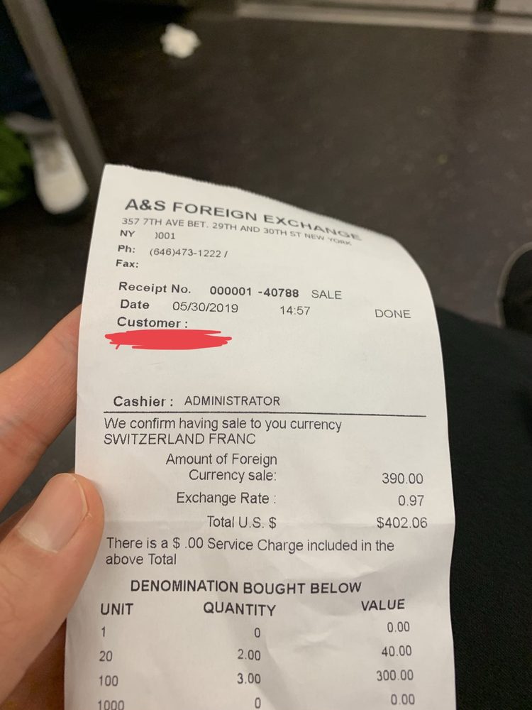 A&S Foreign Exchange