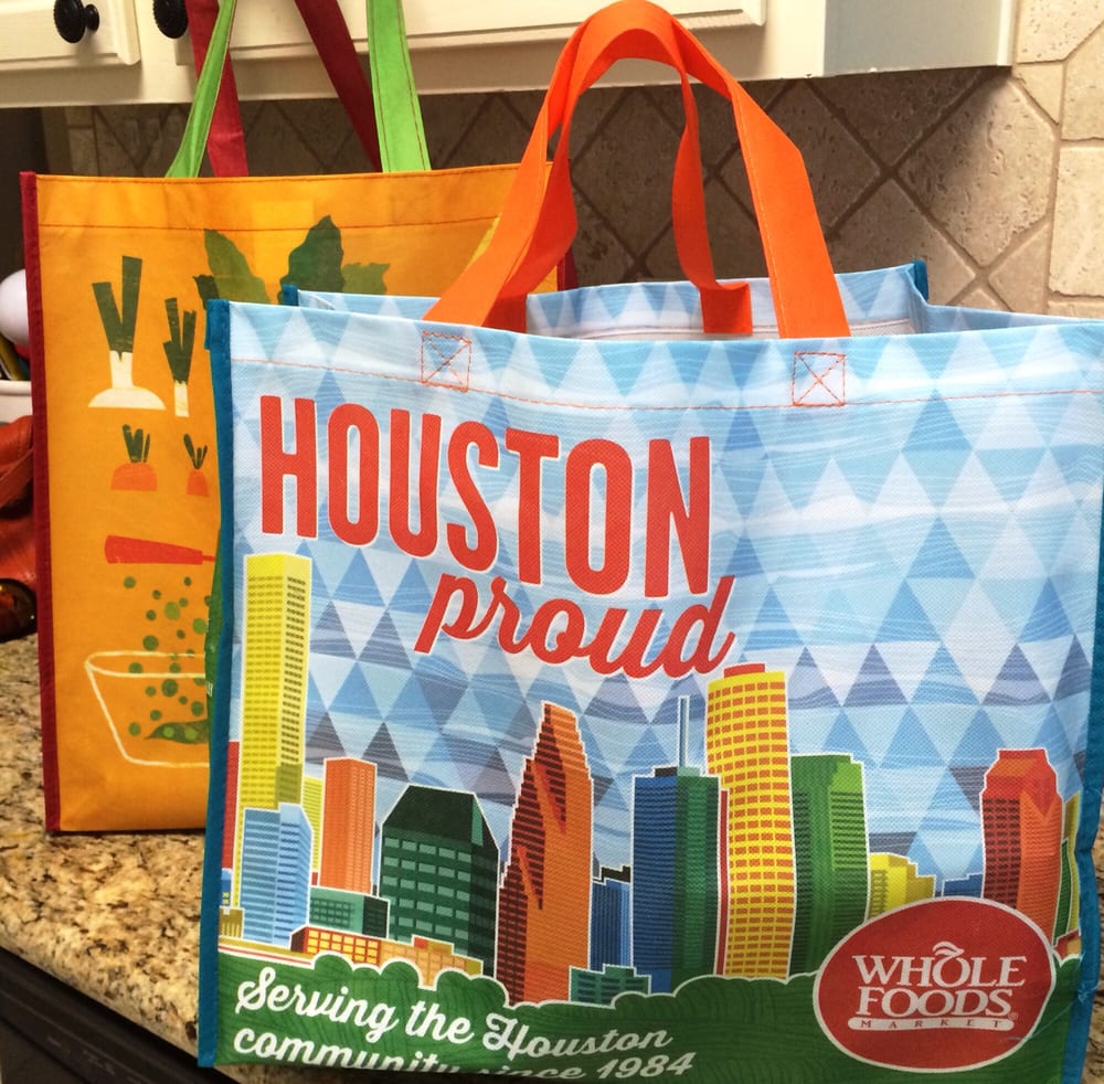 Bring Your Own Reusable Grocery Sacks And Save 10 Cents Per Bag Photo Of Whole Foods Market Houston Tx United States Bring Your Own