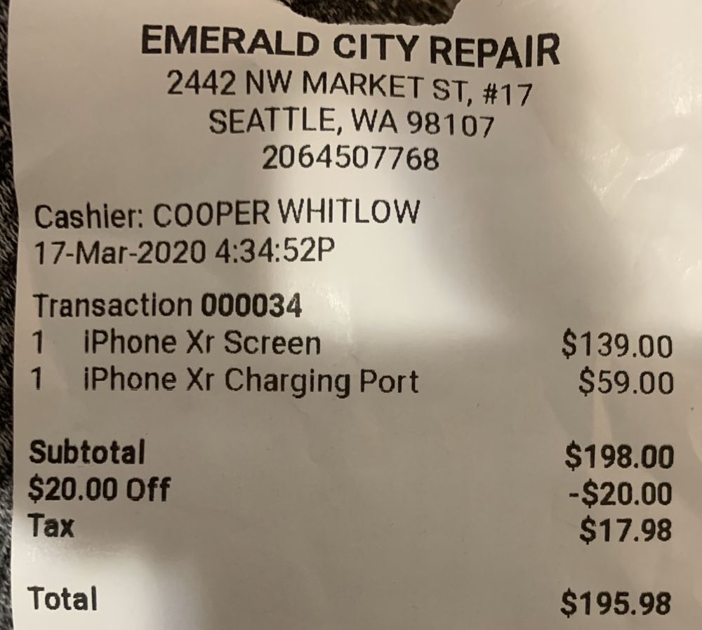 Emerald City iPhone Screen Repair
