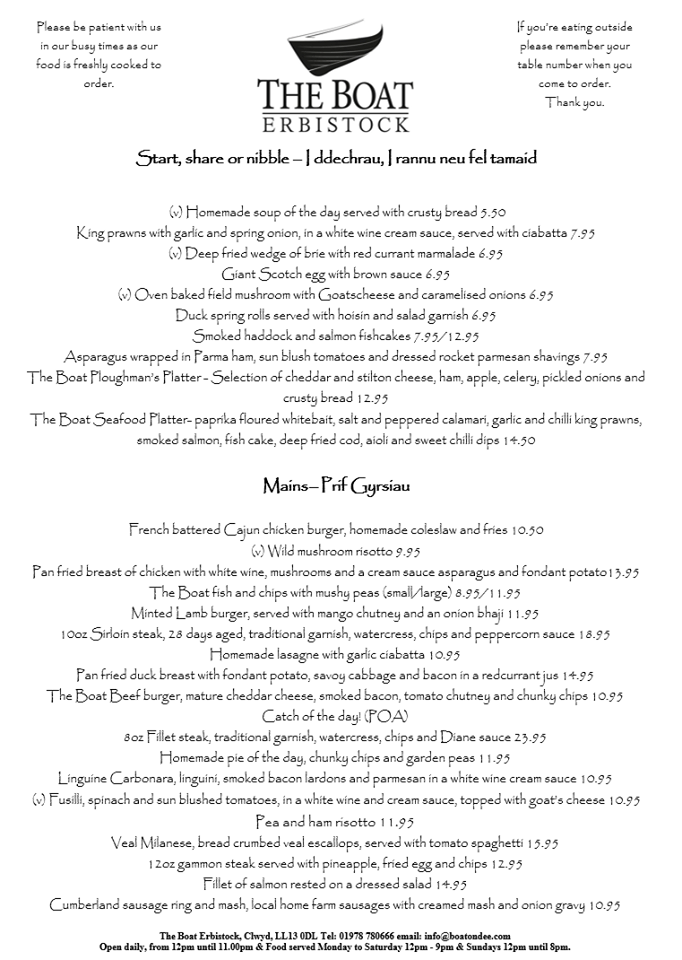 the boat inn menu the menu and for those of you who speak the gaelic celtic the boat inn menu the menu and for those of you who speak the gaelic celtic