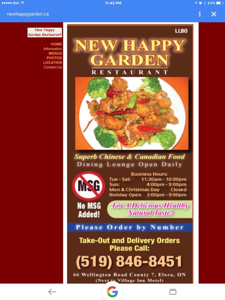 New Happy Garden Restaurant