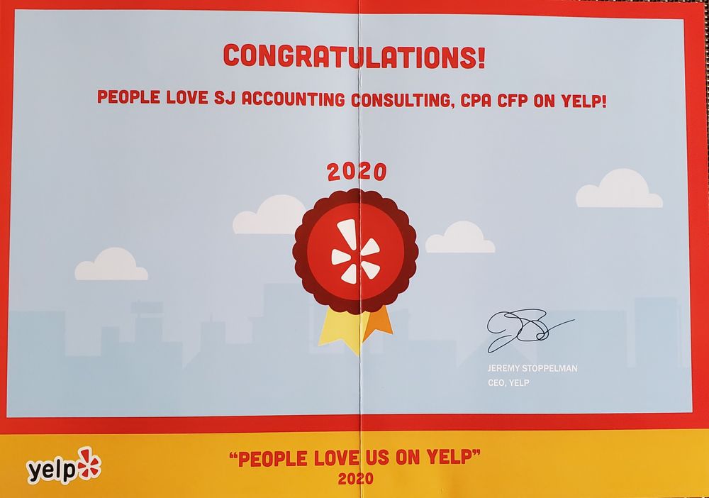 SJ Accounting Consulting, CPA CFP