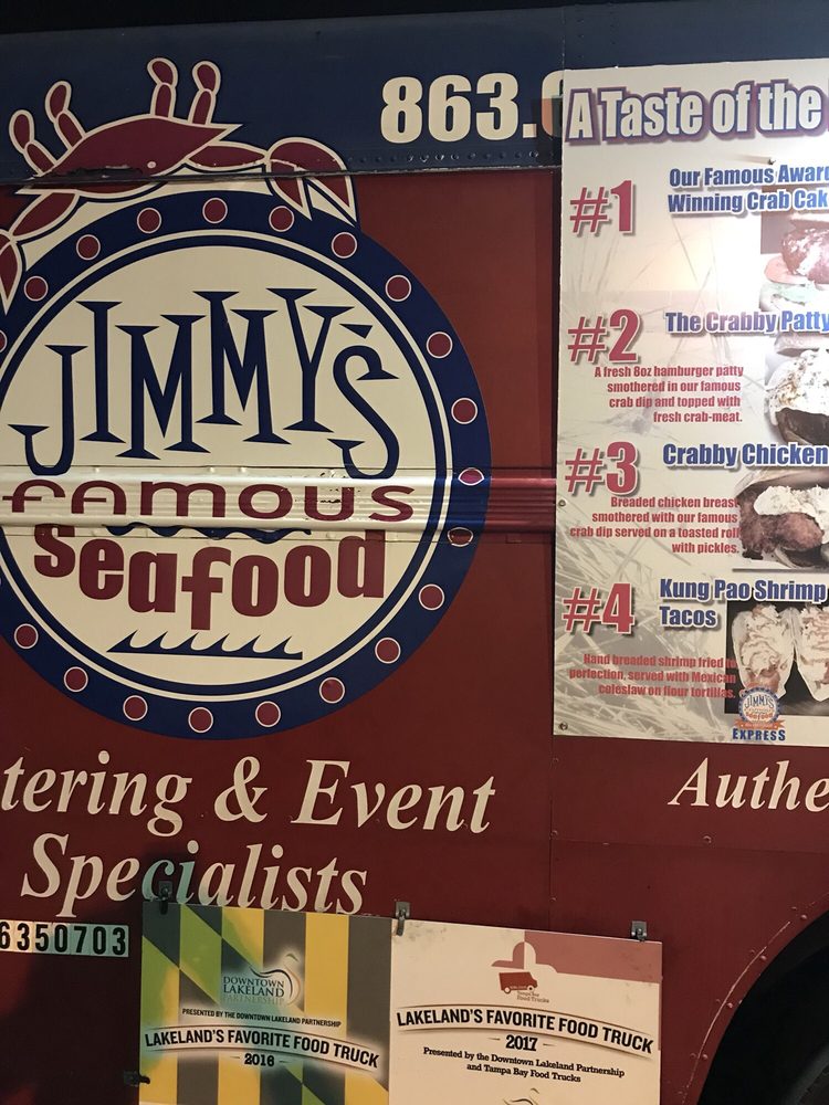 Jimmy’s Famous Seafood Express CLOSED Food Trucks 2400 Ef Griffin
