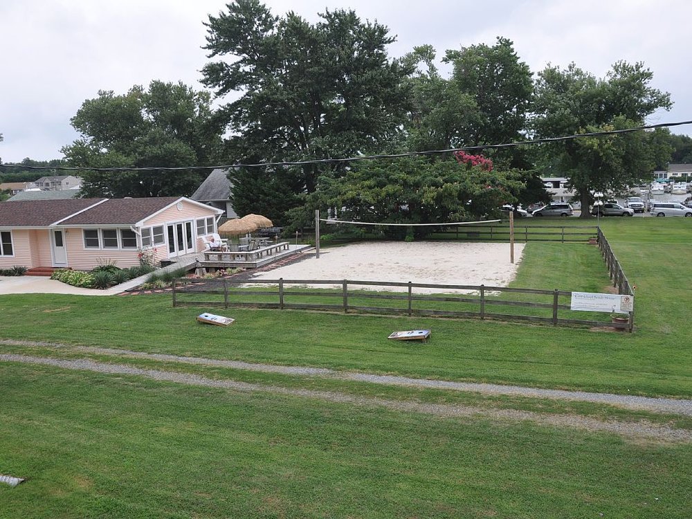 Private Beach Volleyball Overlooking The Chesapeake Bay Yelp Photo Of Kent Island Beach House Stevensville Md United States Private