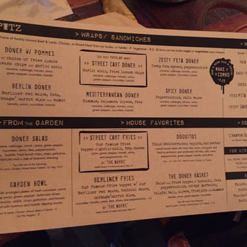 Spitz Termanolgy Menu Spitz Restaurant Menu – Spitz Menu – VOZON