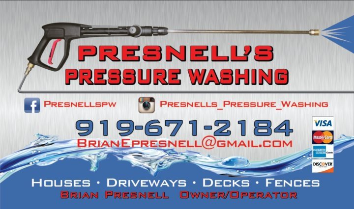 Presnell's Pressure Washing