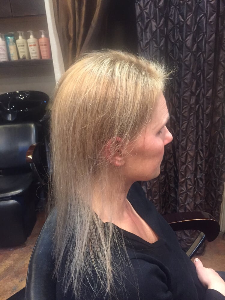 Before shot of what\'s left after chemo cold cap. Rheas client - Yelp Before shot of what\'s left after chemo cold cap. Rheas client - Yelp