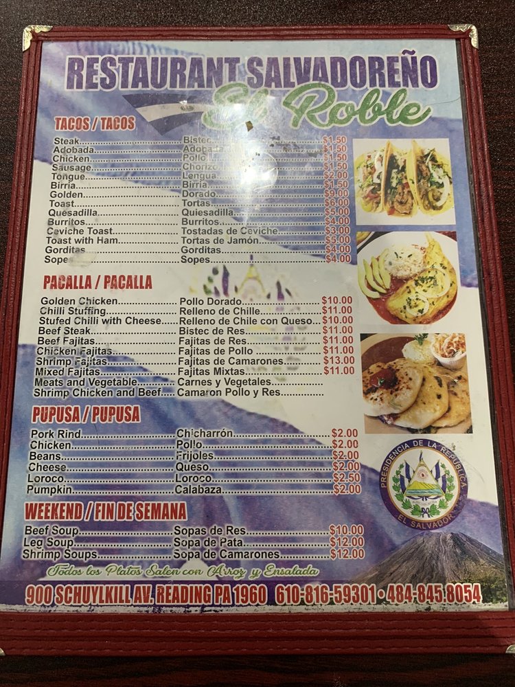 El Roble Restaurant Salvadoreño