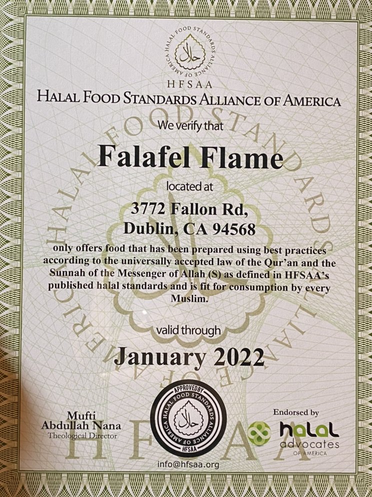 Falafel Flame Falafel Flame