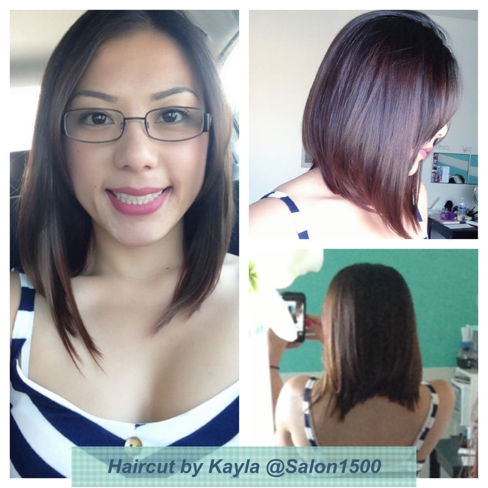 Long Bob (lob) haircut by Kayla! Yelp