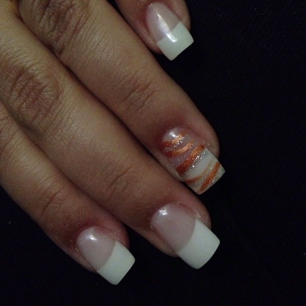 Awrunee Did Such A Great Job On My French Tip Fill Square Shape And