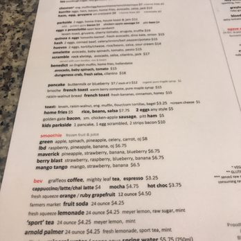 Parkside Cafe Stinson Beach Menu Parkside Cafe Stinson Beach Menu