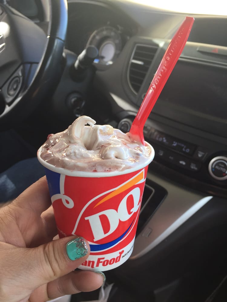 Mini banana split blizzard! Yelp