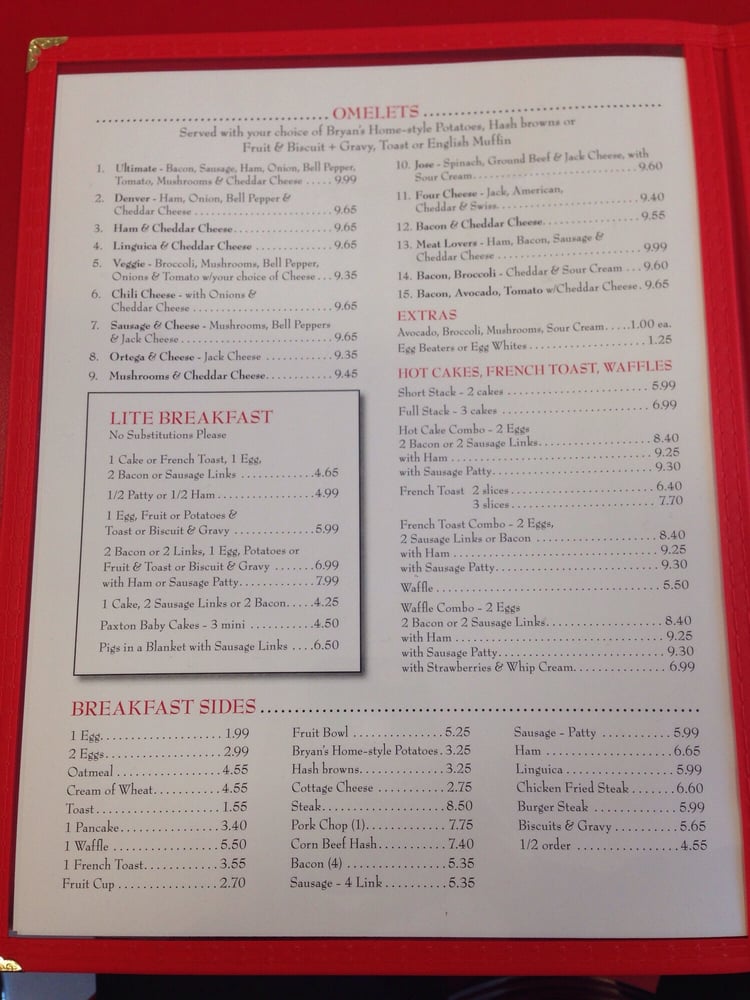 Online Menu Of The Corner Cafe Restaurant Visalia California