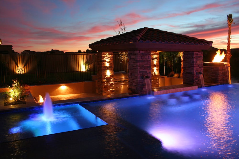 Backyard Oasis lakefront in the Chandler Subdivision includes a