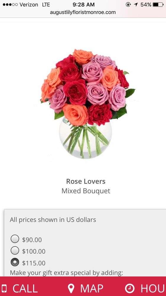 August Lily Florist Florists 1207 Concord Ave, Monroe, NC Phone