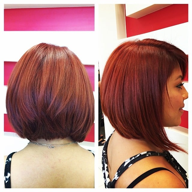 Absolutely Stunning Redhead, Color, Bob Cut \u0026 Style by