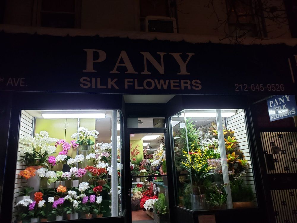Pany silk Flowers