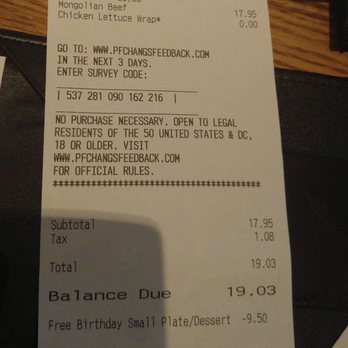Chang's mongolian grill coupons
