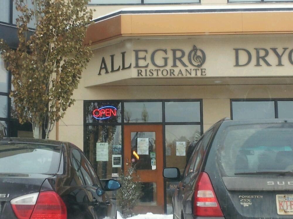 Allegro Italian Kitchen Italian 9650 142 Street NW, Edmonton, AB