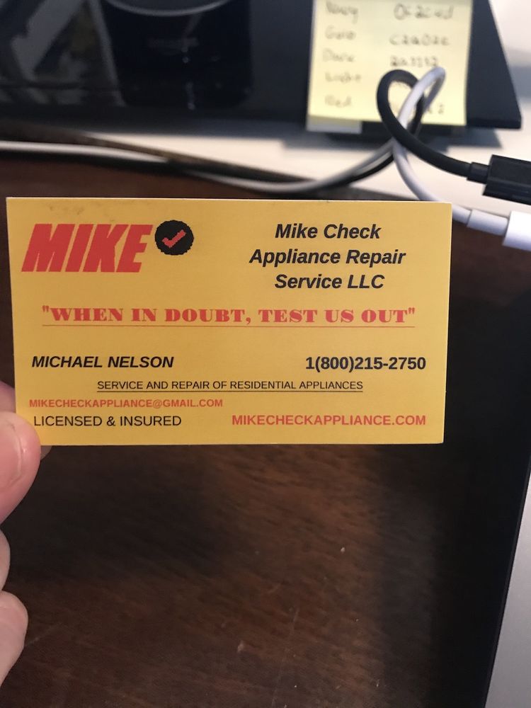 Mike Check Appliance Repair Service