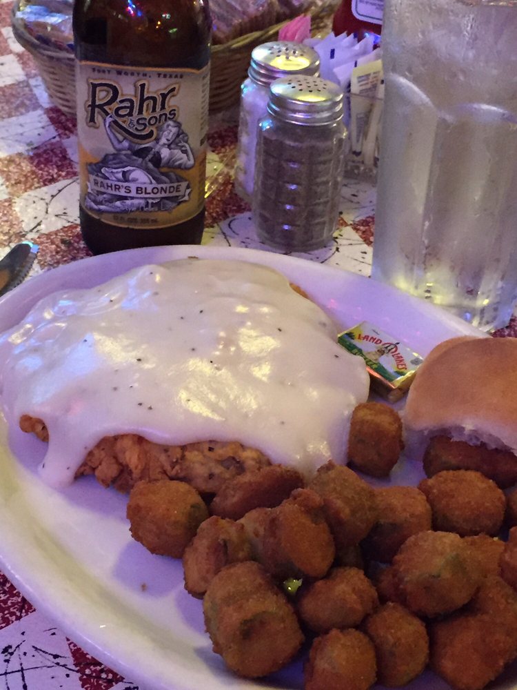 the best chicken fried steak got fried okra instead of potatoes