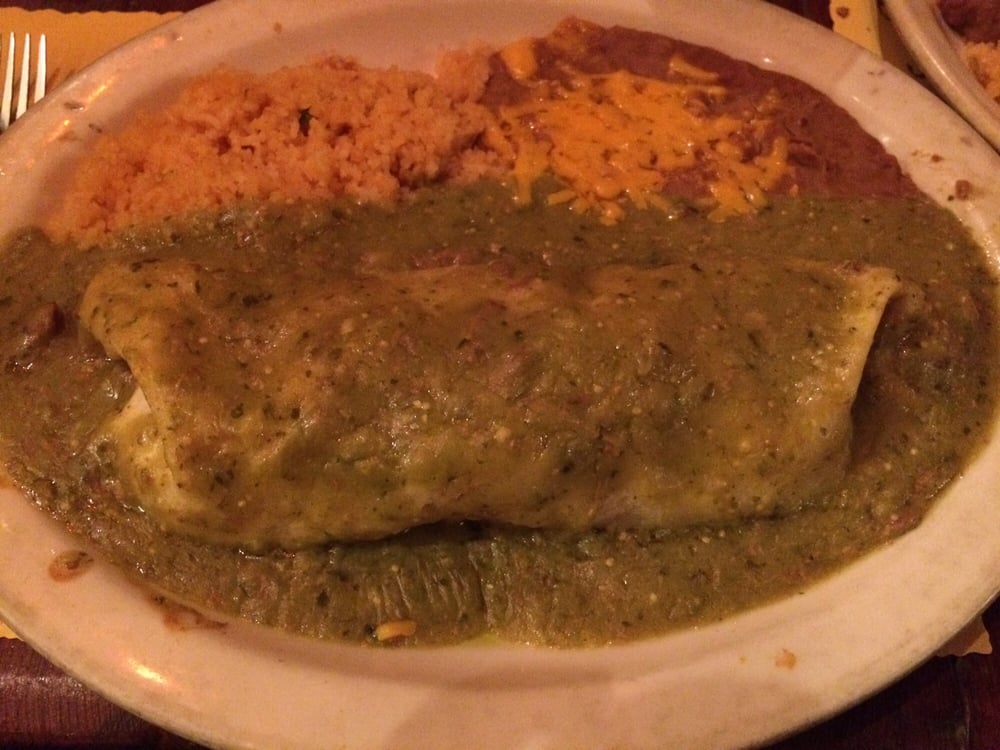 Chile Verde burrito Yelp