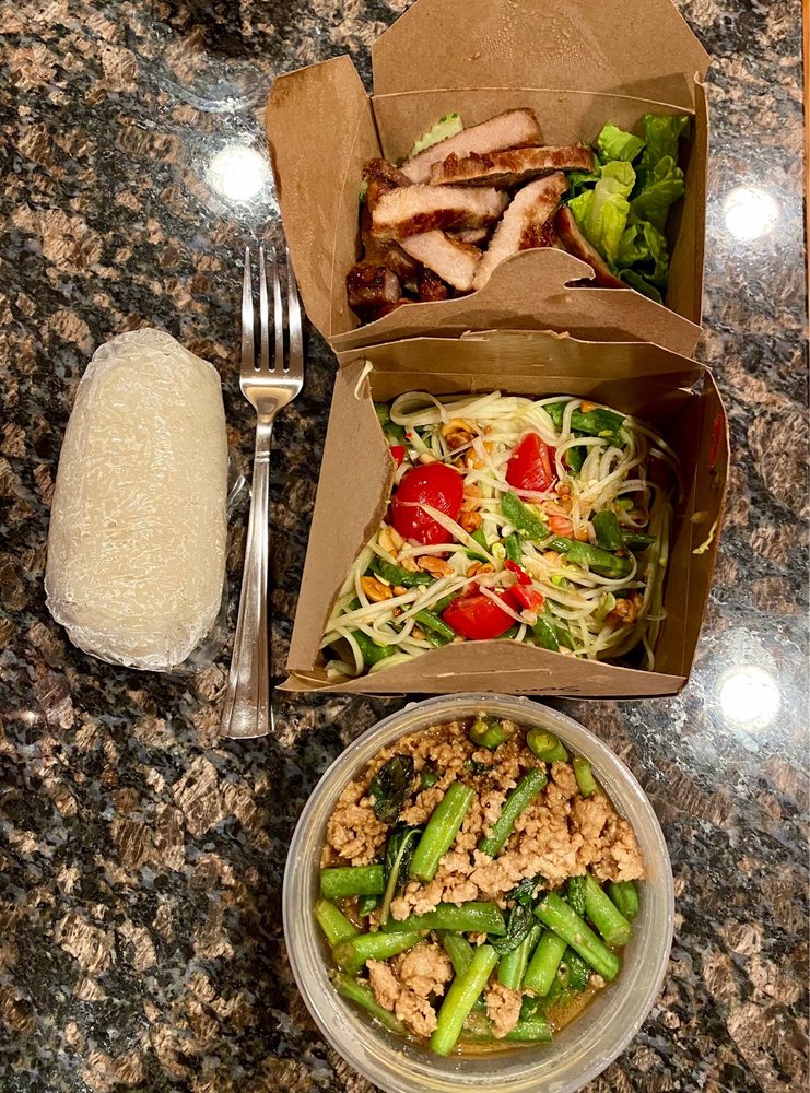 Ghin Khao Eat Rice on Postcard