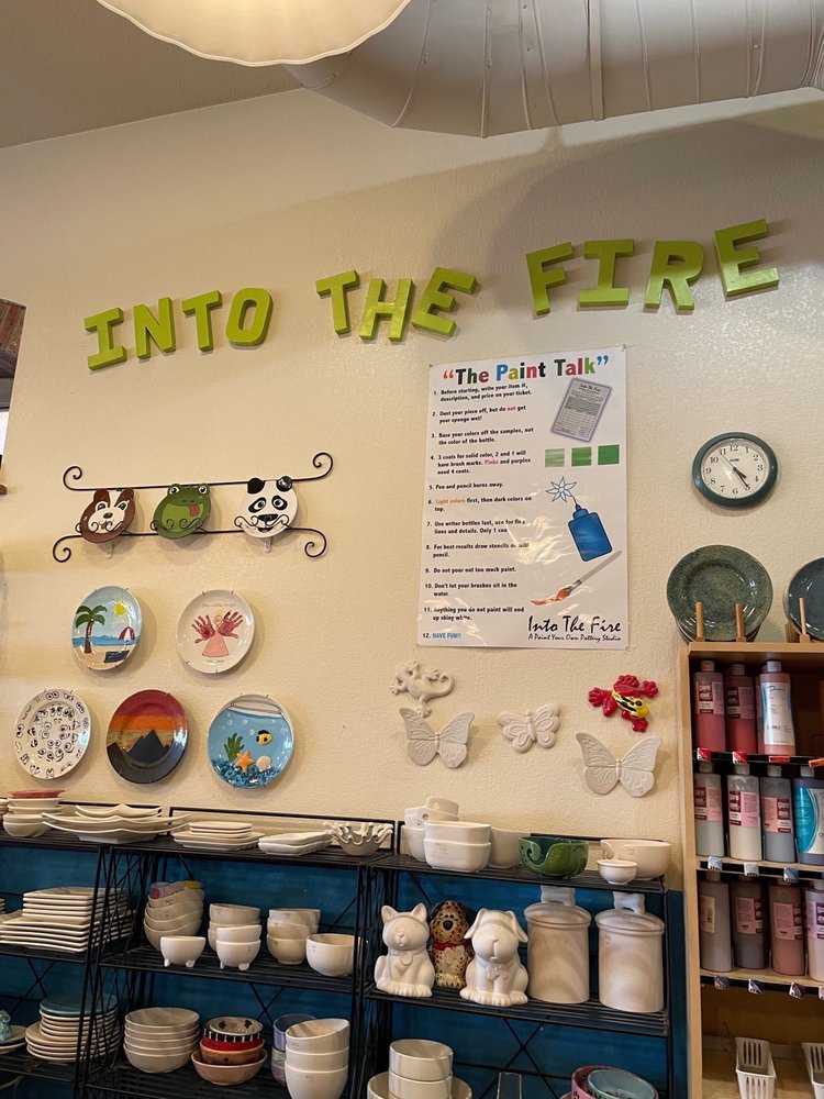 Into the Fire a Paint Your Own Pottery Studio