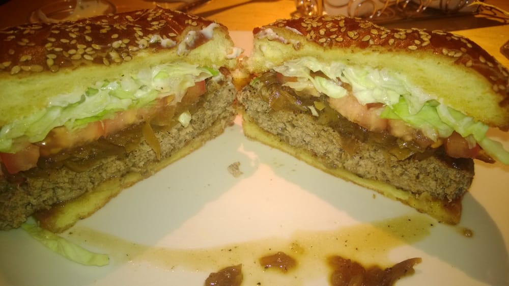Grilled Turkey Burger with Sauteed Onions Yelp